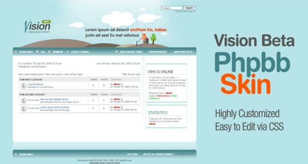 Vision PhpBB Skin